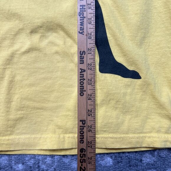 Usain Bolt Official T-Shirt Large Yellow Black Silhouette Jamaica Running Track - Picture 5 of 6